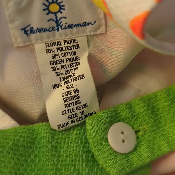 Florence Eiseman Girls groovy flower power print dress size 10 - Picture 2 of 7